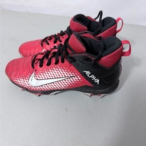 Nike Alpha Kids Red and Black Sneakers
